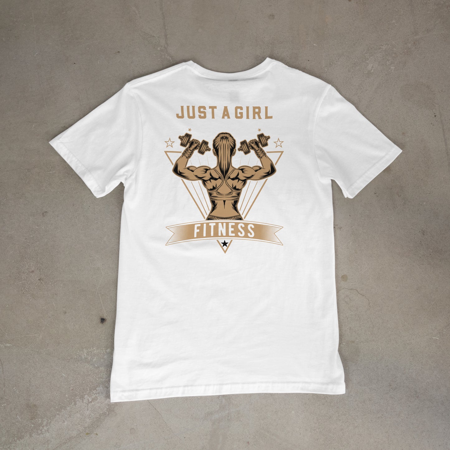 Just a Girl Who Loves Fitness Women’s Gym T-Shirt