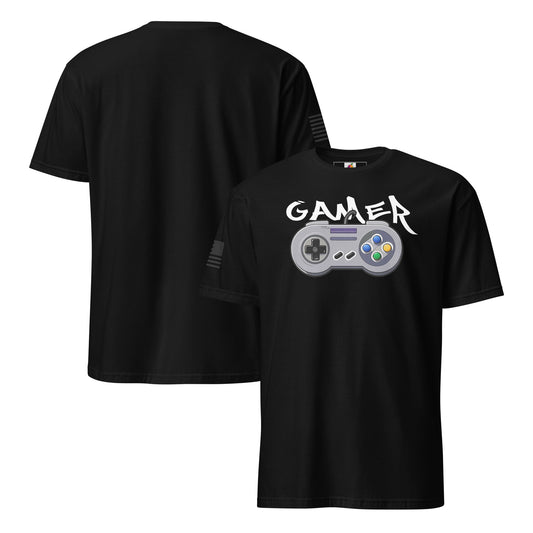 Retro Gamer Vibes (Black) – Classic Controller Edition Unisex T-Shirt
