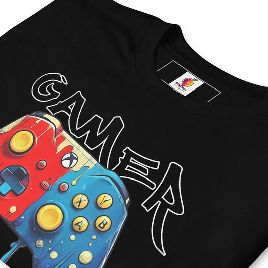 Red vs Blue Meltdown (Black) – Drip Controller Tee Unisex T-Shirt