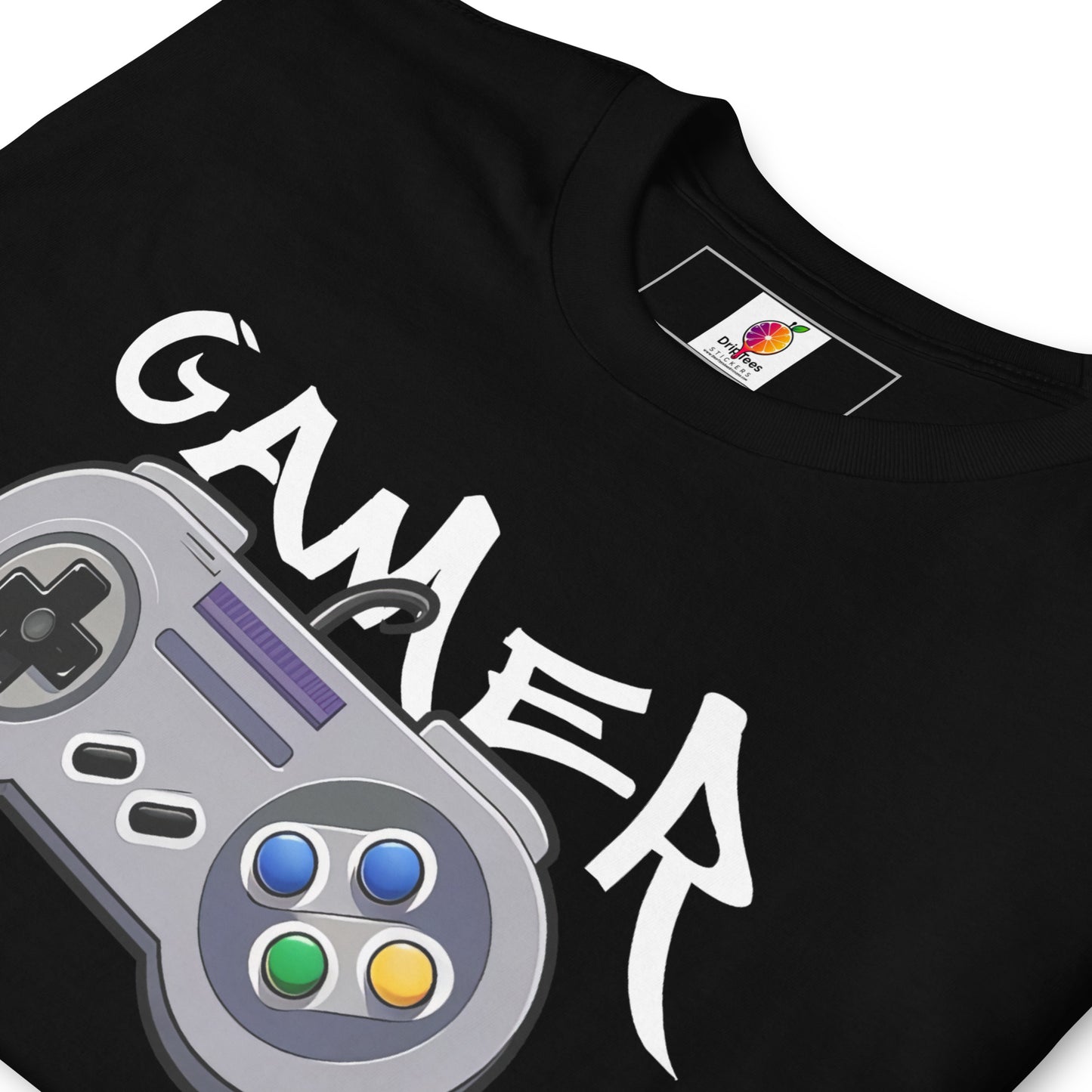 Retro Gamer Vibes (Black) – Classic Controller Edition Unisex T-Shirt
