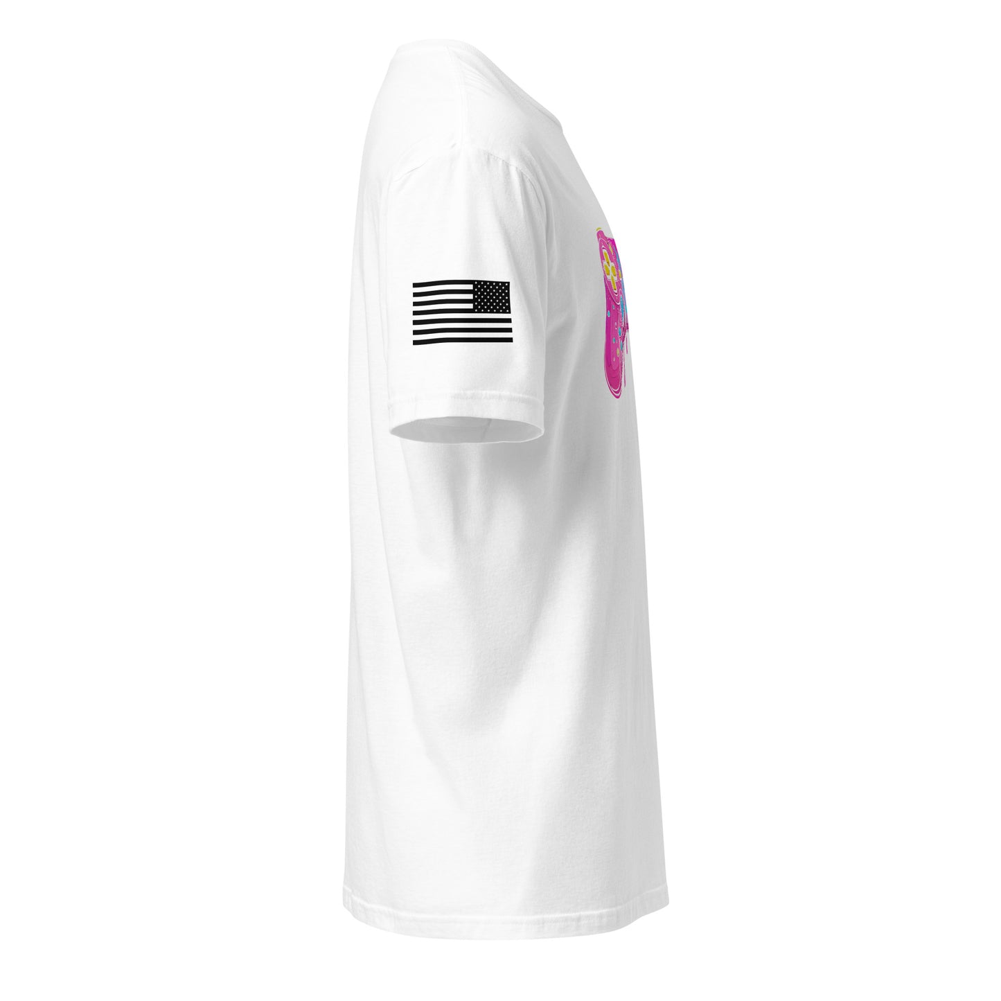 Neon Splash – Cotton Candy Drip Controller Unisex T-Shirt