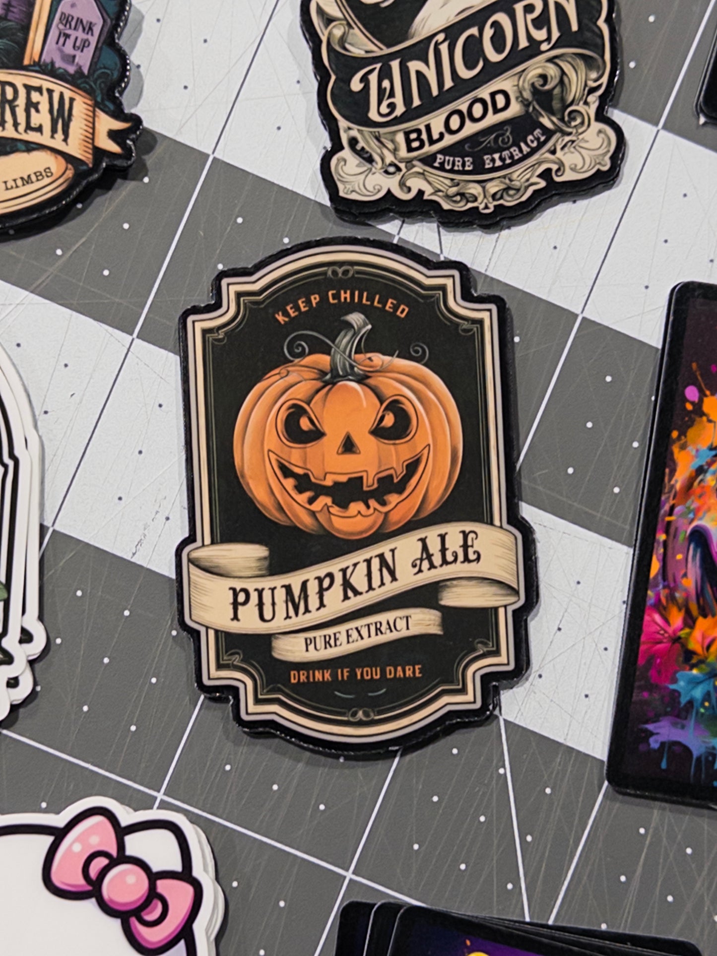 Halloween Sticker Pack (20+ Random Spooky Stickers)