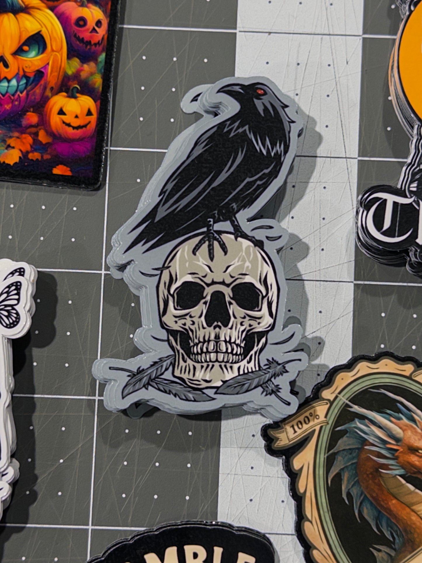 Halloween Sticker Pack (20+ Random Spooky Stickers)