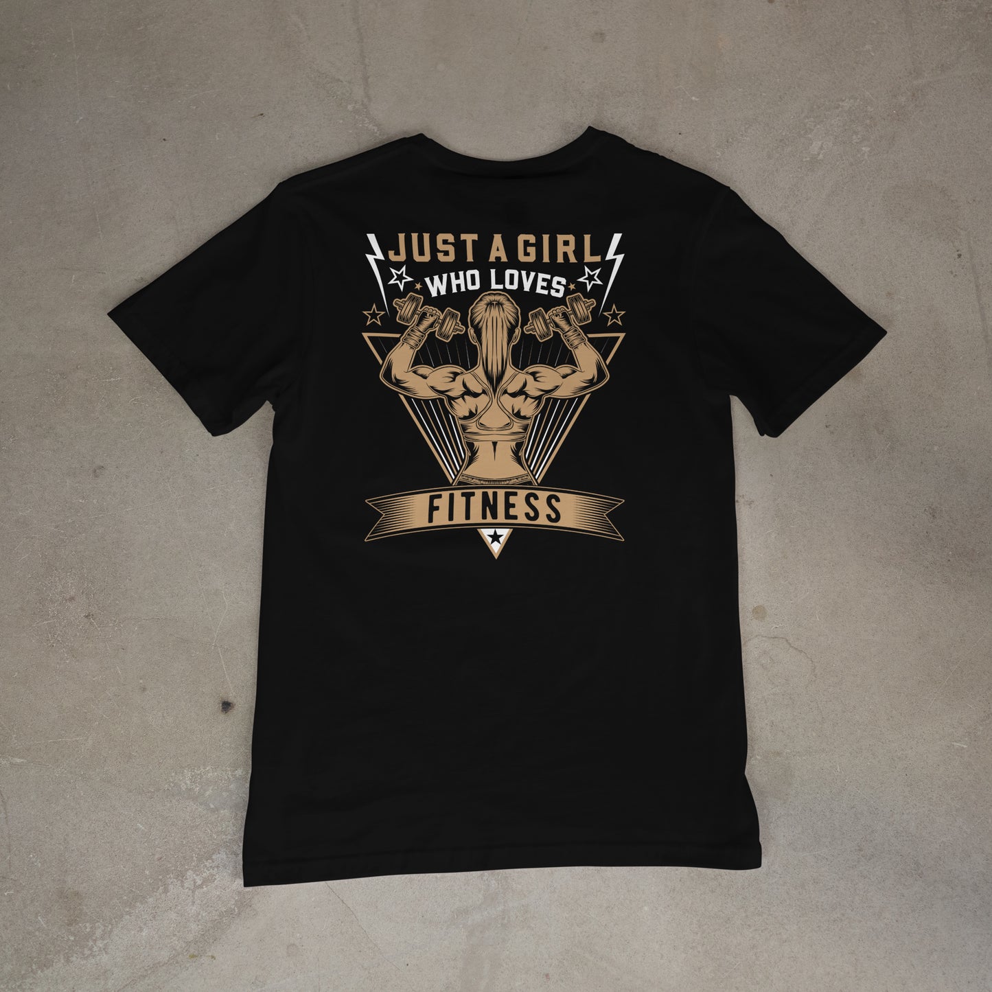 Just a Girl Who Loves Fitness Women’s Gym T-Shirt