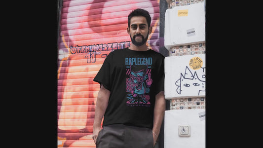 Rap Legend - Unisex organic ribbed neck t-shirt