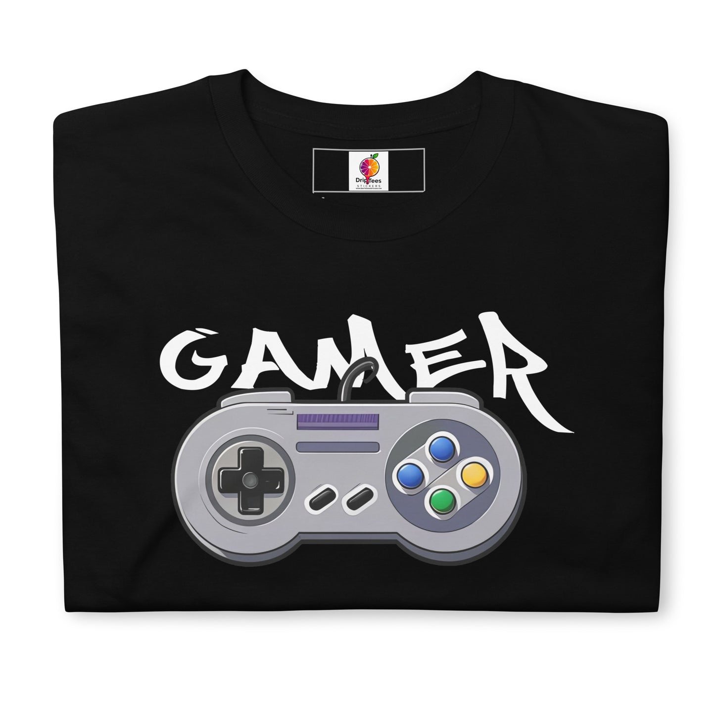 Retro Gamer Vibes (Black) – Classic Controller Edition Unisex T-Shirt