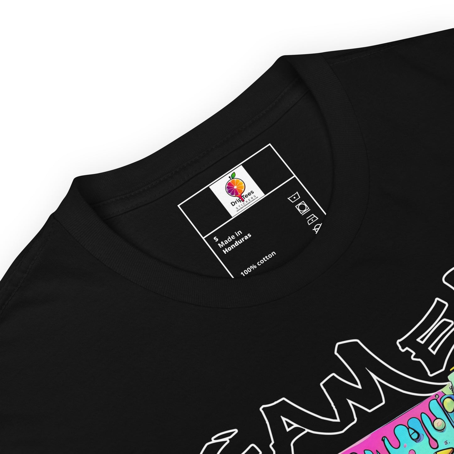Neon Splash – Cotton Candy Drip Controller Unisex T-Shirt