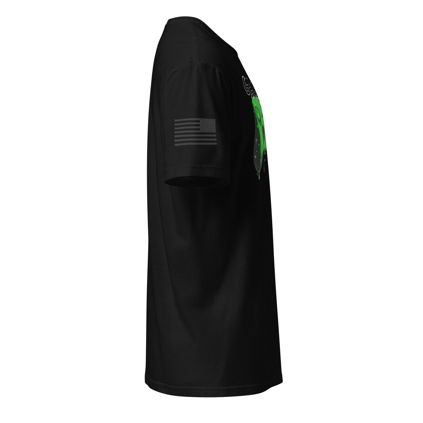 Toxic Drip (Black) – Green x Black Controller Unisex T-Shirt