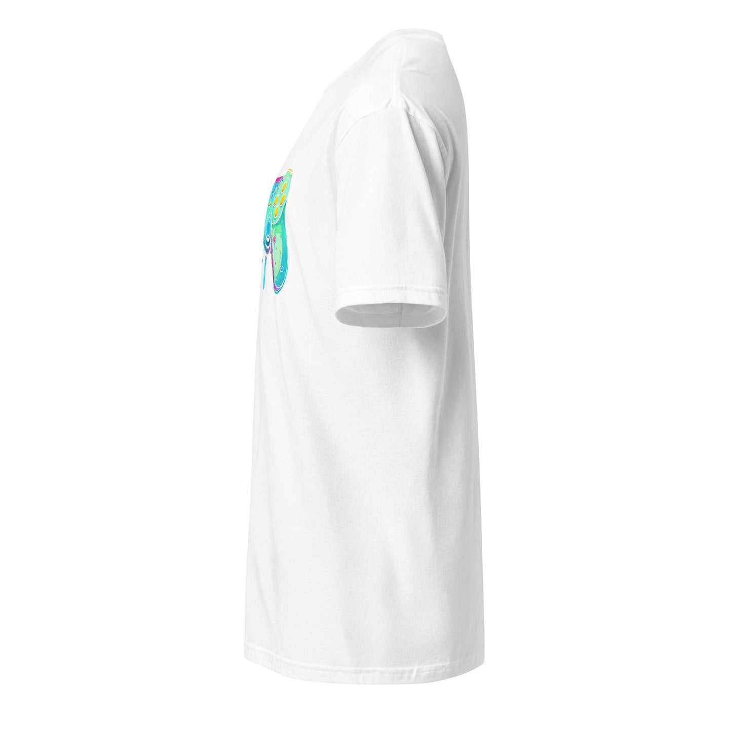 Neon Splash – Cotton Candy Drip Controller Unisex T-Shirt