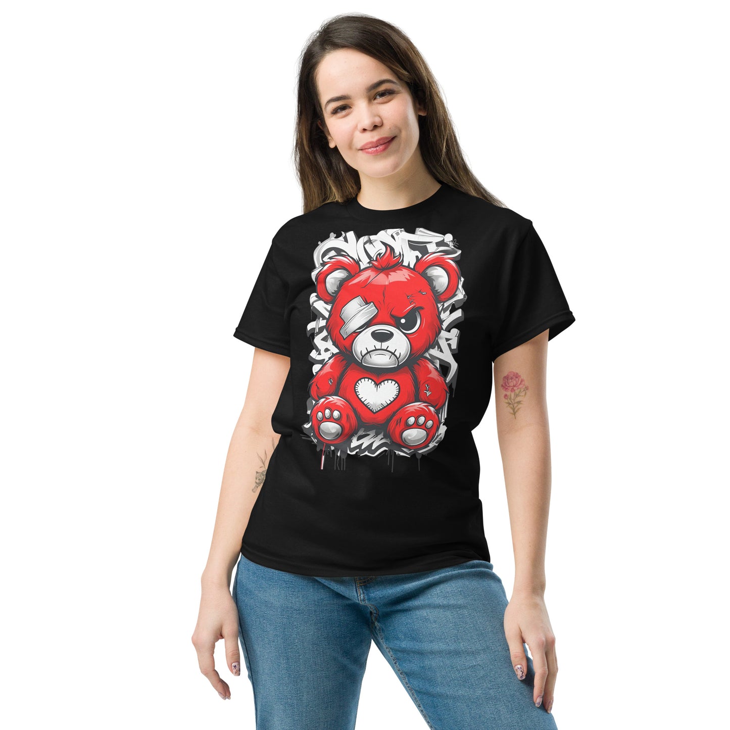 Red Graffiti Bear - Unisex classic tee