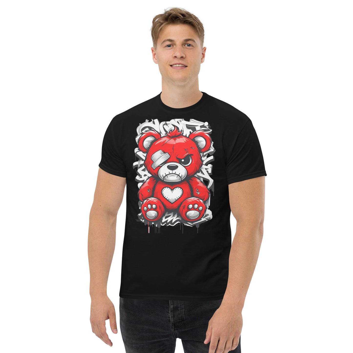 Red Graffiti Bear - Unisex classic tee
