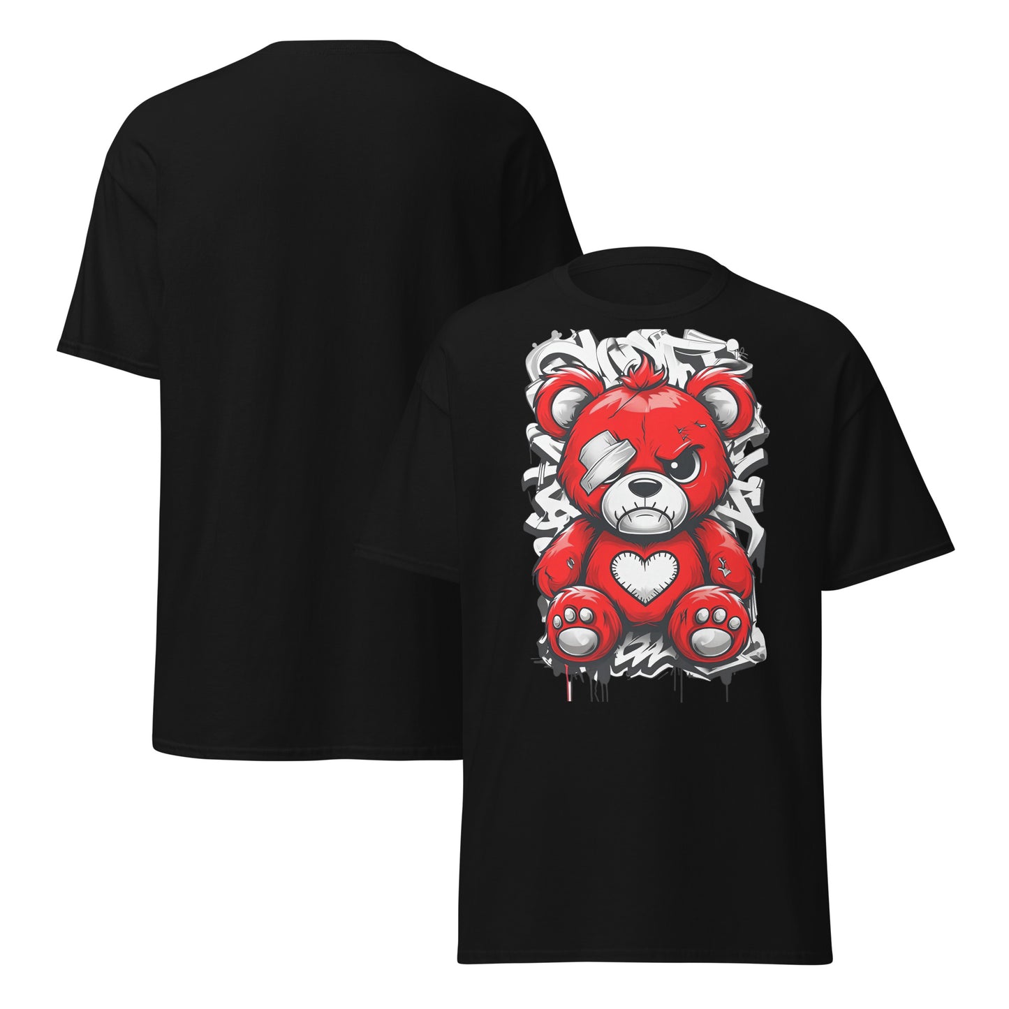 Red Graffiti Bear - Unisex classic tee