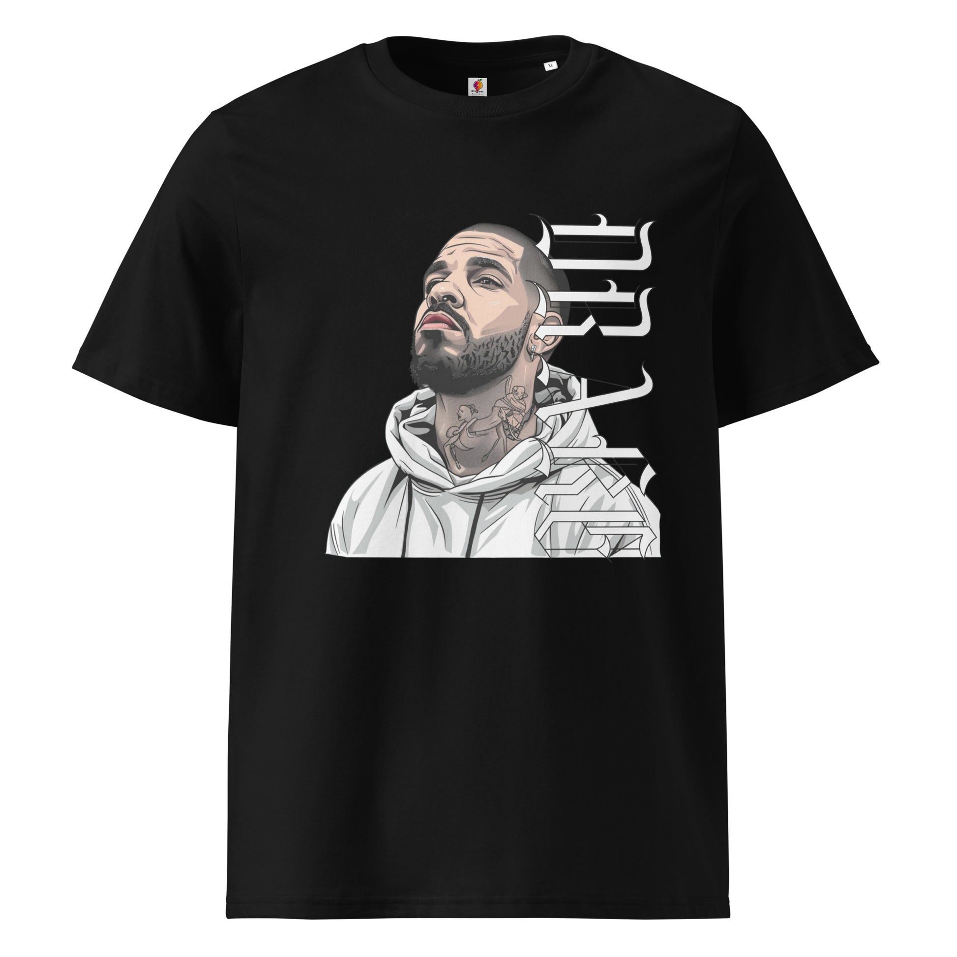 Drake-inspired unisex black loose fit t-shirt with graphic design – urban streetwear

