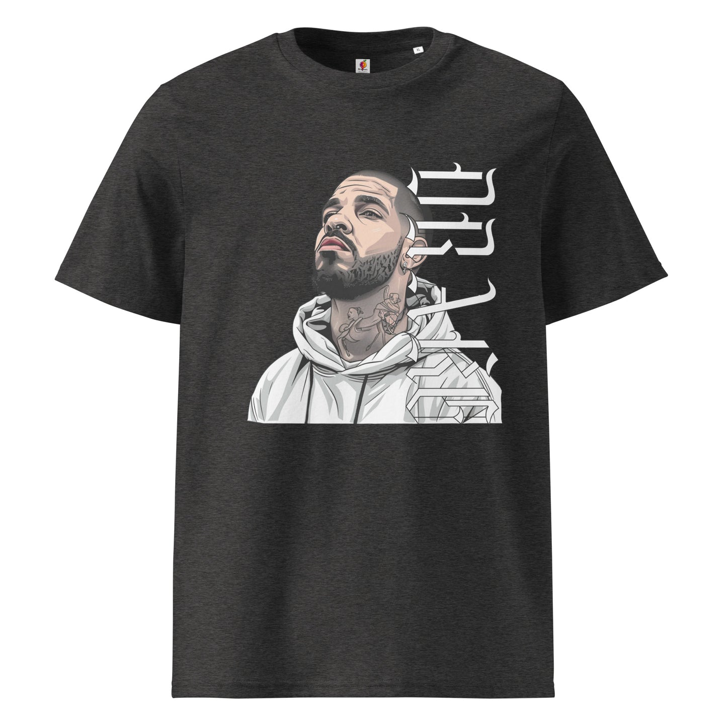 Drake-inspired unisex black loose fit t-shirt with graphic design – urban streetwear

